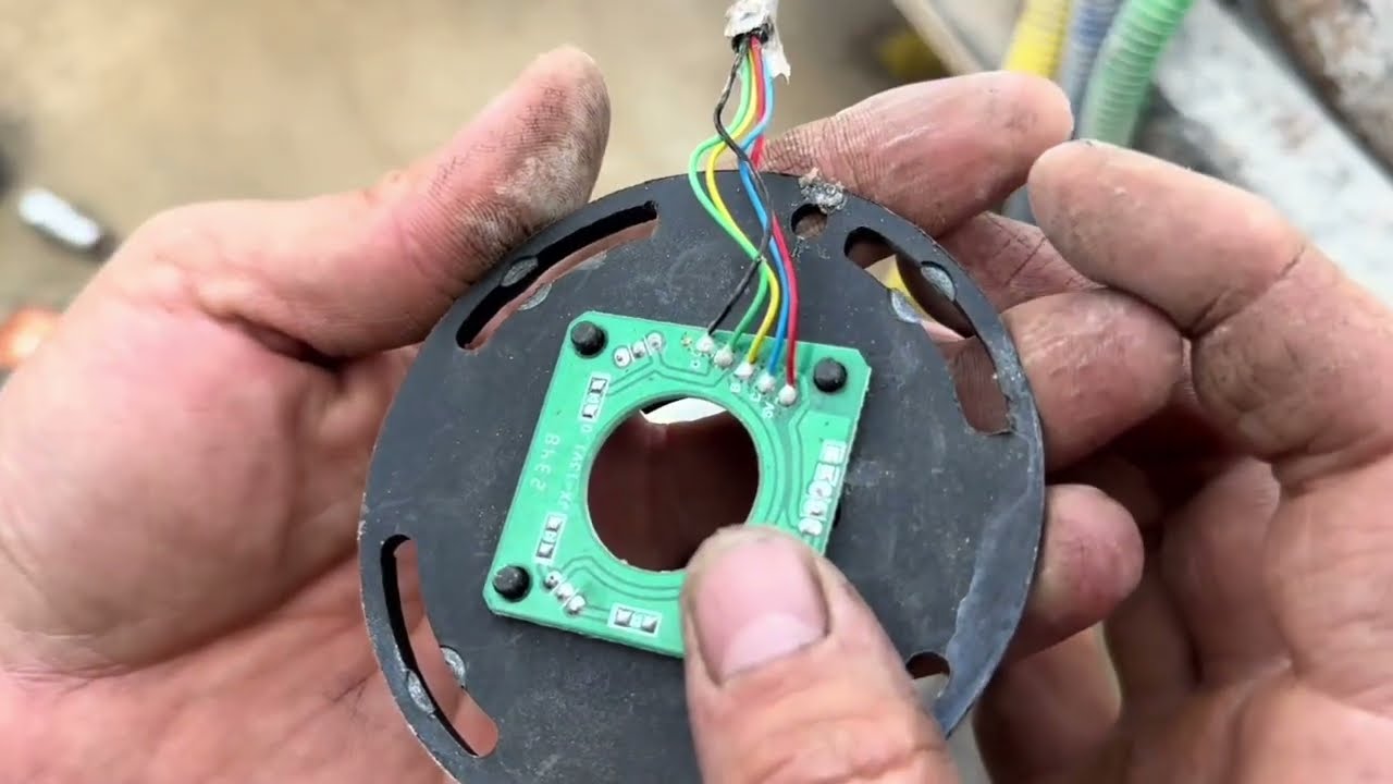 e rickshaw motor hall sensor replacement || e rickshaw hall sensor change || amit official 1 