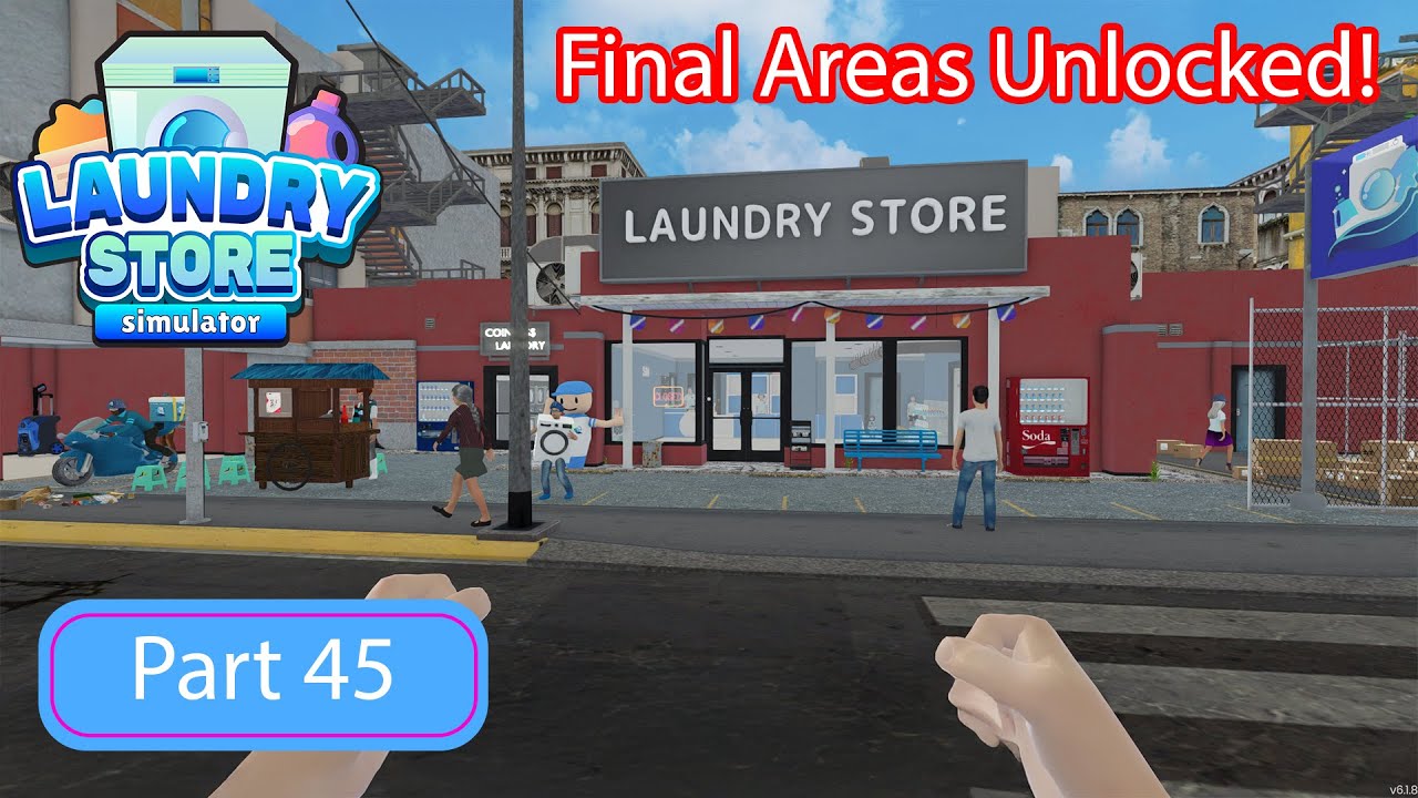 Unlocking the FINAL Areas in Our Laundry Store! Nearing the Endgame 💰 | Laundry Store Simulator