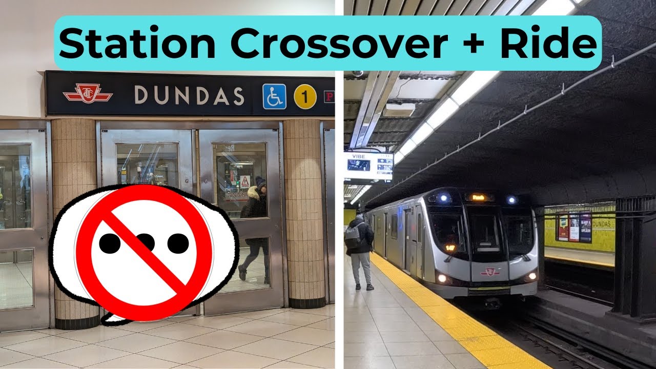 TTC Dundas Station Crossover & Subway ride to College (redone)