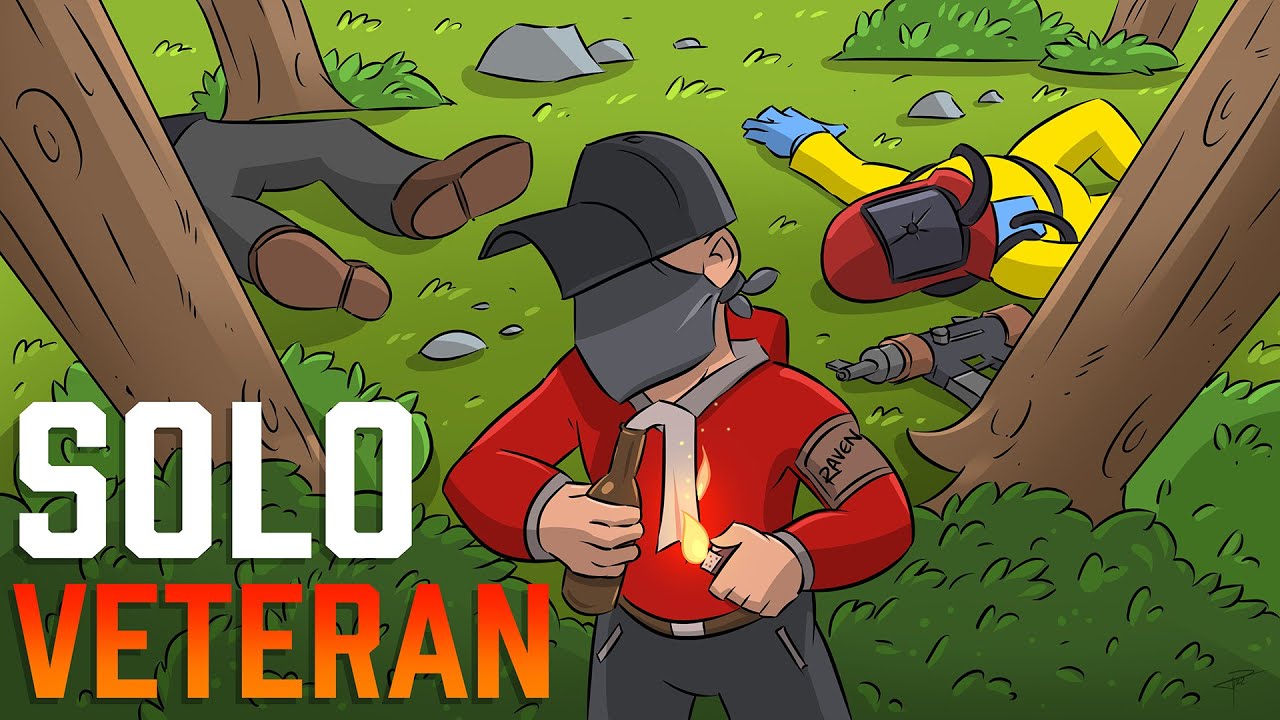 SOLO VETERAN VS 750 PLAYERS ! Rust