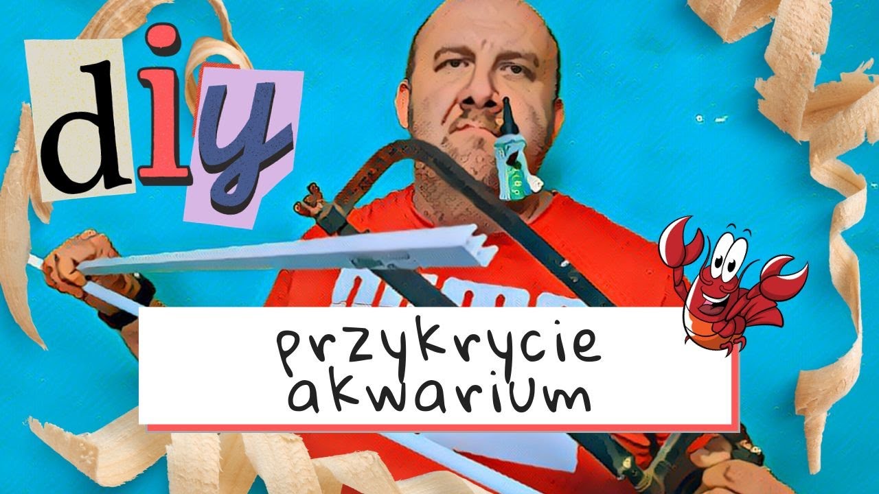 TANI I PROSTY SPOSÓB NA NAKRYCIE AKWARIUM / KREWETKARIUM - DIY