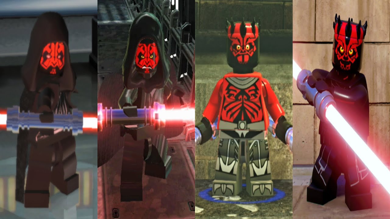 The Evolution of Darth Maul in LEGO Star Wars Games