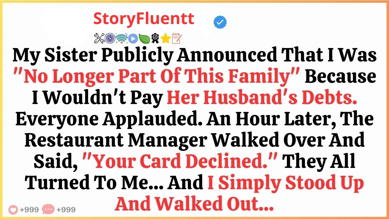 My Sister Publicly Announced That I Was “No Longer Part Of This Family