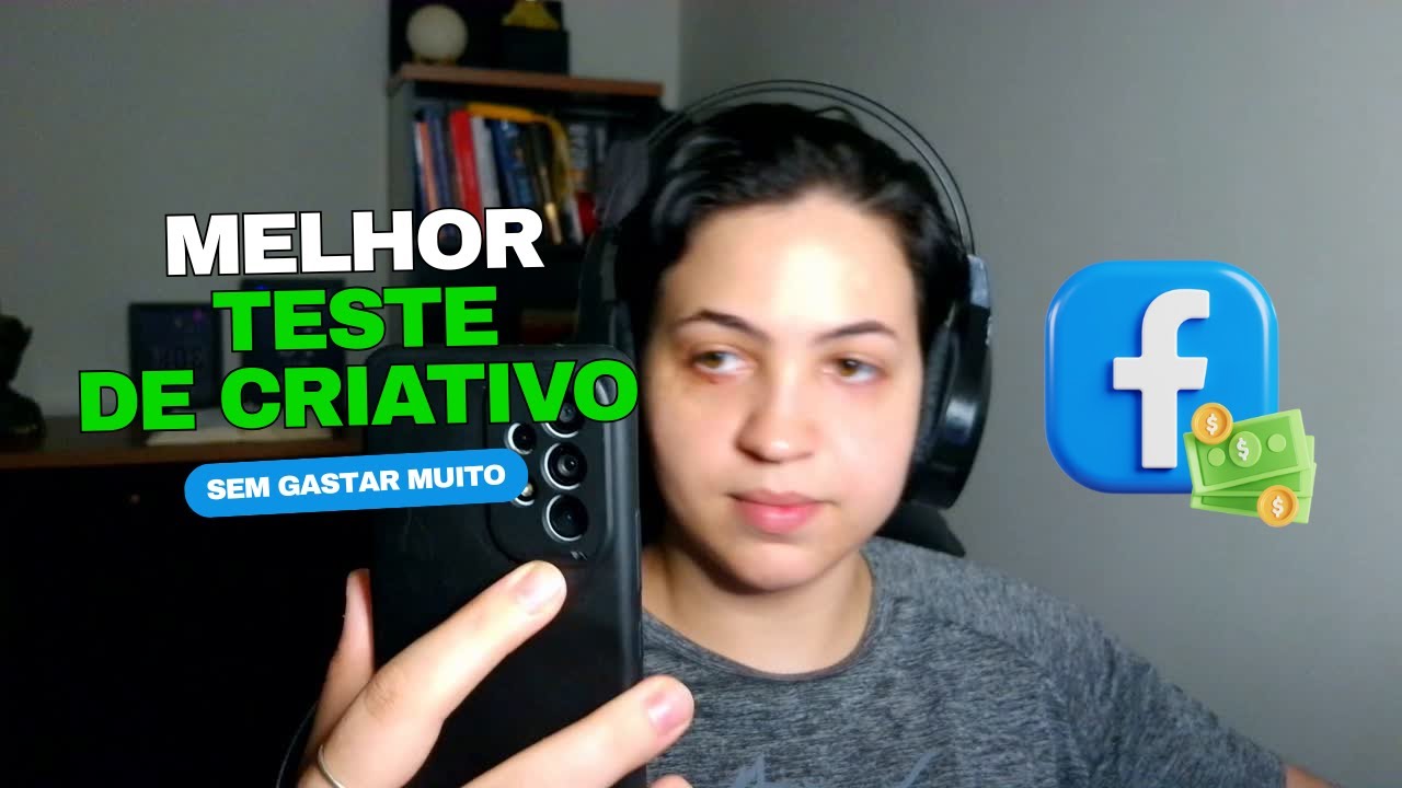 Essa é a MELHOR estrutura pra TESTE DE CRIATIVO (copie o que eu faço)