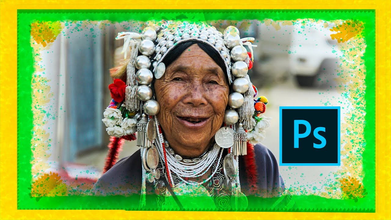 Create Multi Custom Border with Brush Tool in Photoshop