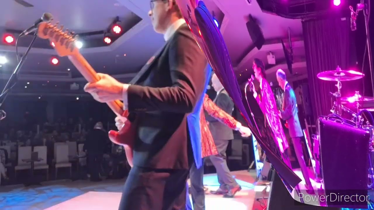 playing bass for Jimmy Jemain in Cliff show