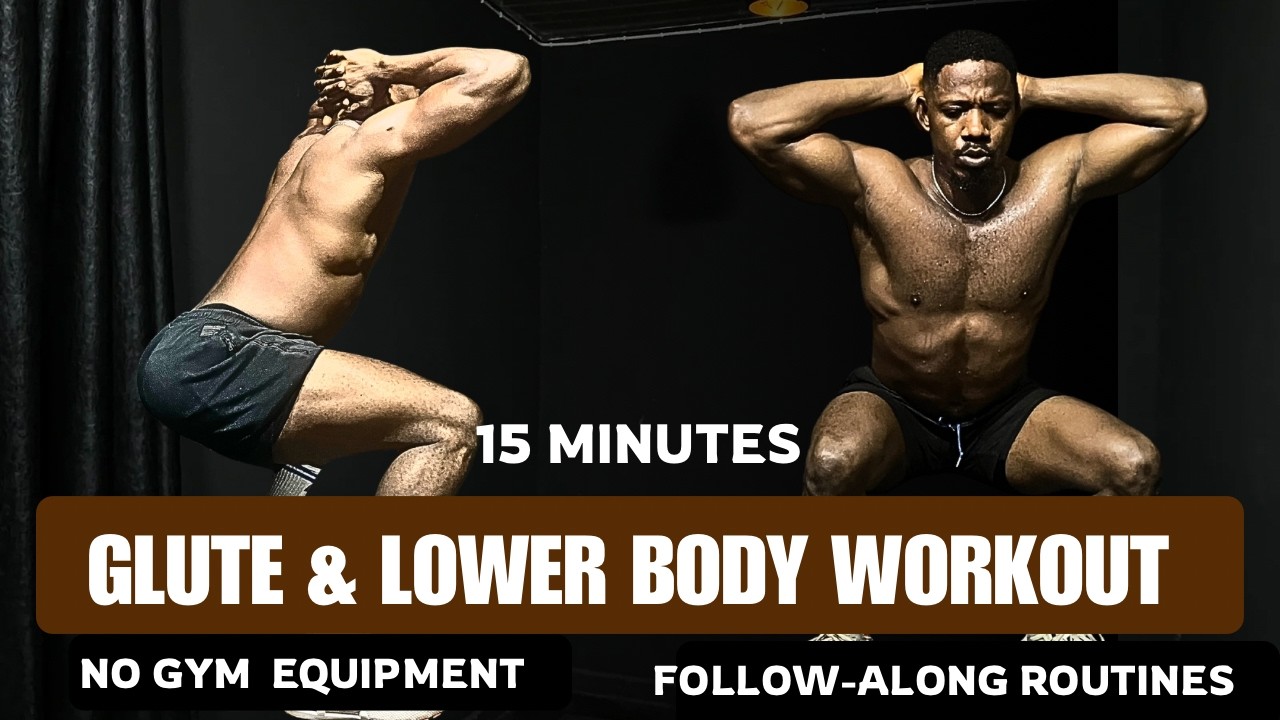 15 Minutes Lower Body Workout at Home  No Equipment   #Fitness #HomeExercises #gym #workout