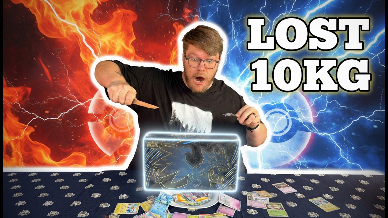 Using Pokémon Cards to Lose Weight (Charizard UPC Opening)