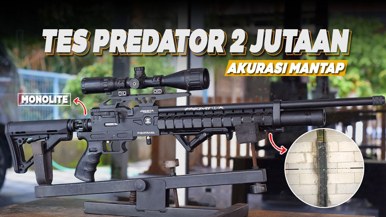 TES PREDATOR OD 38 VERSI MONOLITE SPESIAL BIG GAME !! PROMO SENAPAN ANGIN PCP PREDATOR TERBARU 2026