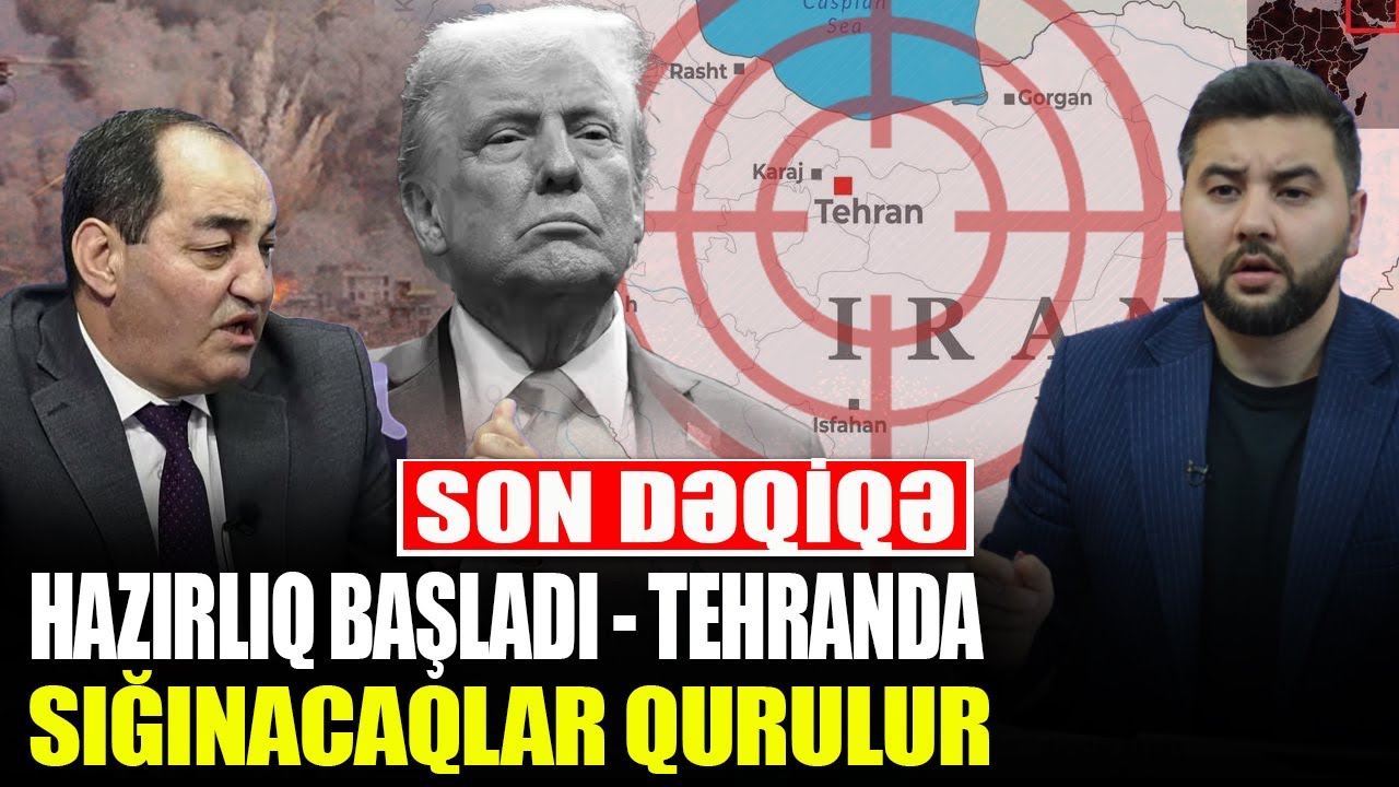 SON DƏQİQƏ - Tehranda sığınacaqlar qurulur - Hazırlıq başladı - Bədrəddin Quliyev ilə QIRMIZI MASA