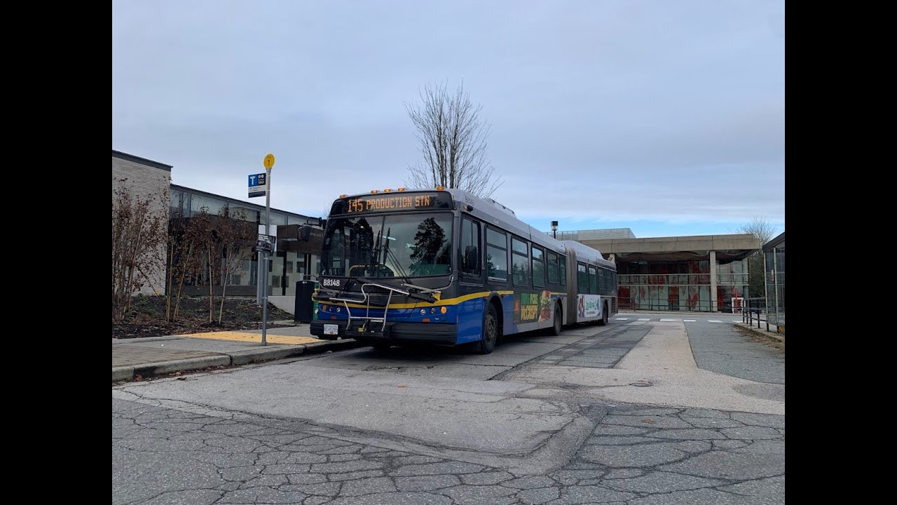[BUS RIDE] Coast Mountain Bus Company B8148 on the 145 Production Station