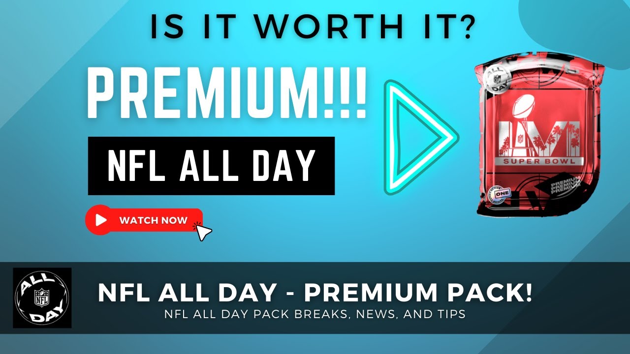NFL ALL DAY Premium Super Bowl LVI SERIES 1 Pack Break - NFL NFT from Dapper Labs