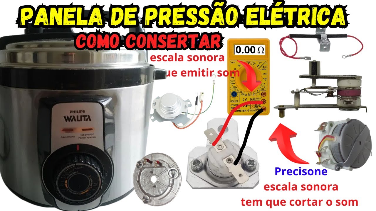Como Consertar Panela de Pressão Elétrica