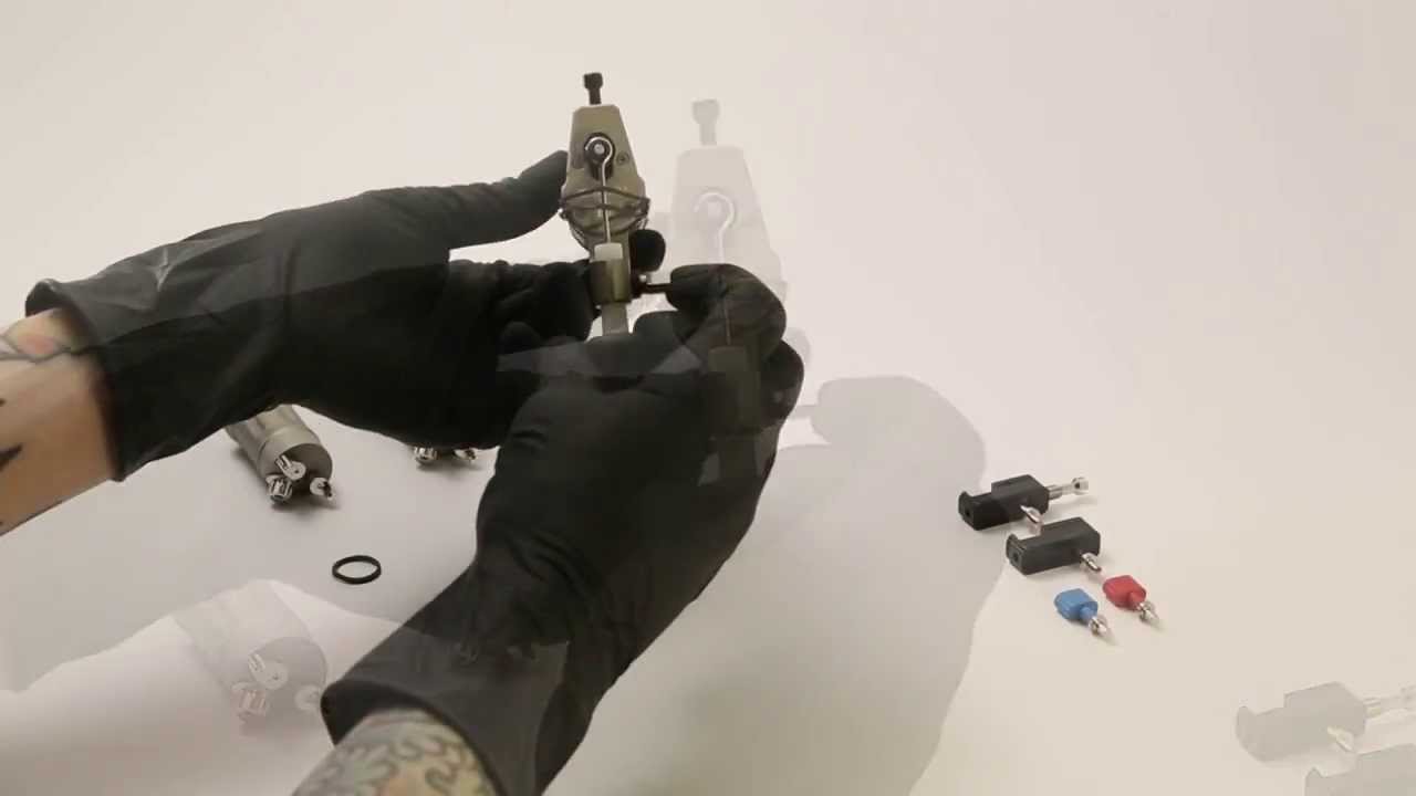 Symbeos Rotary Tattoo System - Attaching a Rubber Band