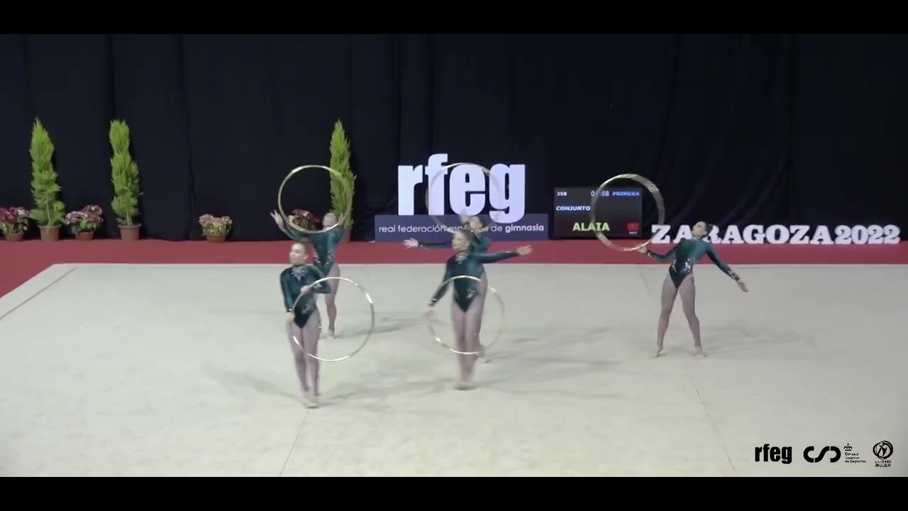 Conjunto Alaia Primera Categoría. Campeonato de España de Conjuntos, Zaragoza, 17/12/2022