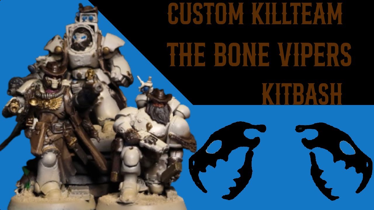 custom kill team The Bone Vipers (Outback aussies/Australian) space marines cowboys