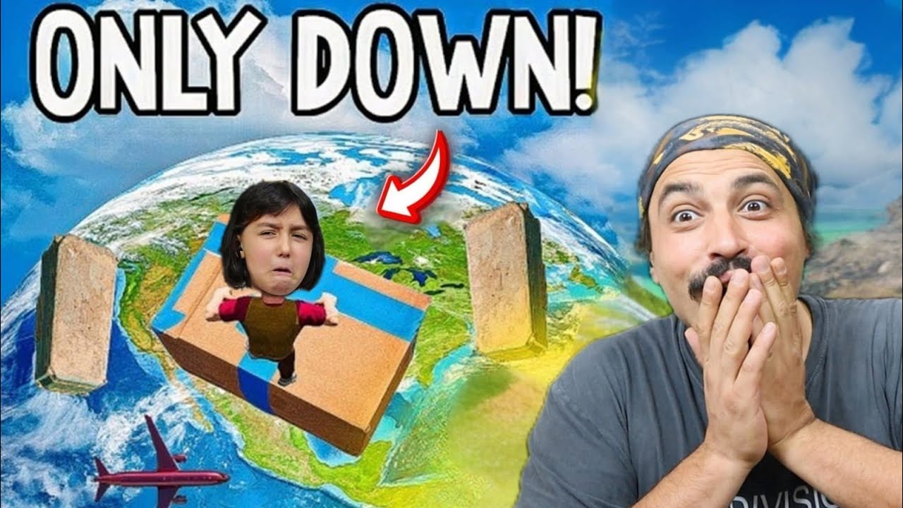 UZAYDAN DÜNYAYA ATLADIK! KEMİKLERİMİZ KIRILDI | Only Down