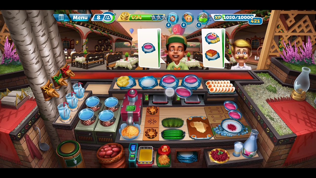 Cooking Fever | Vilnius Manor | Level 21 |
