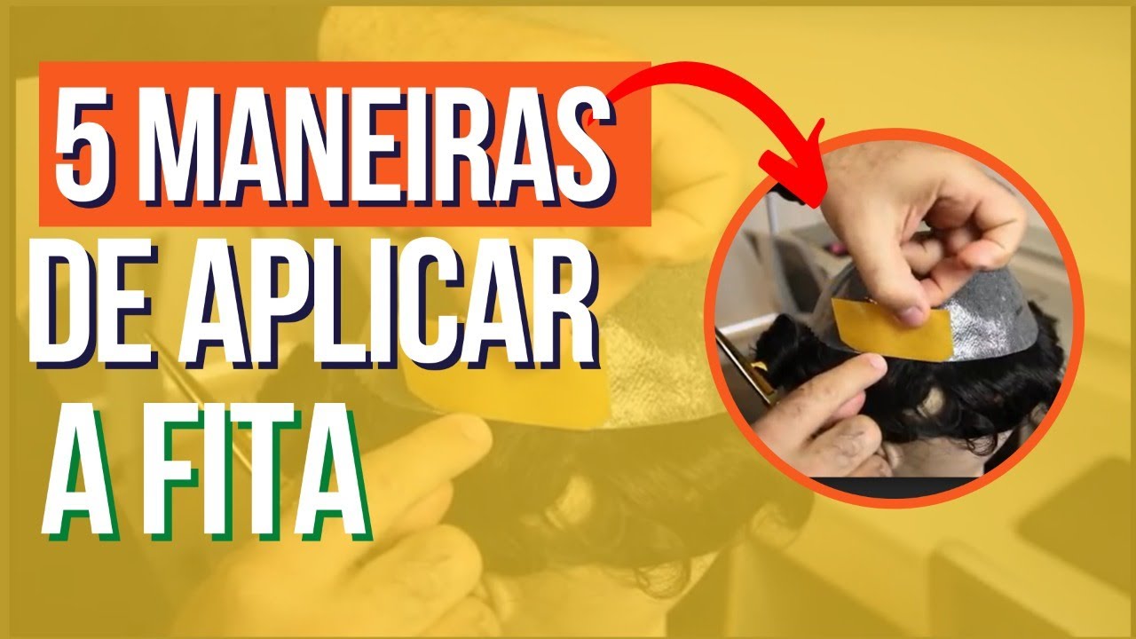 5 Formas de Colocar Fita GOLDECO em sua Prótese Capilar ! Dicas BHS 11/22
