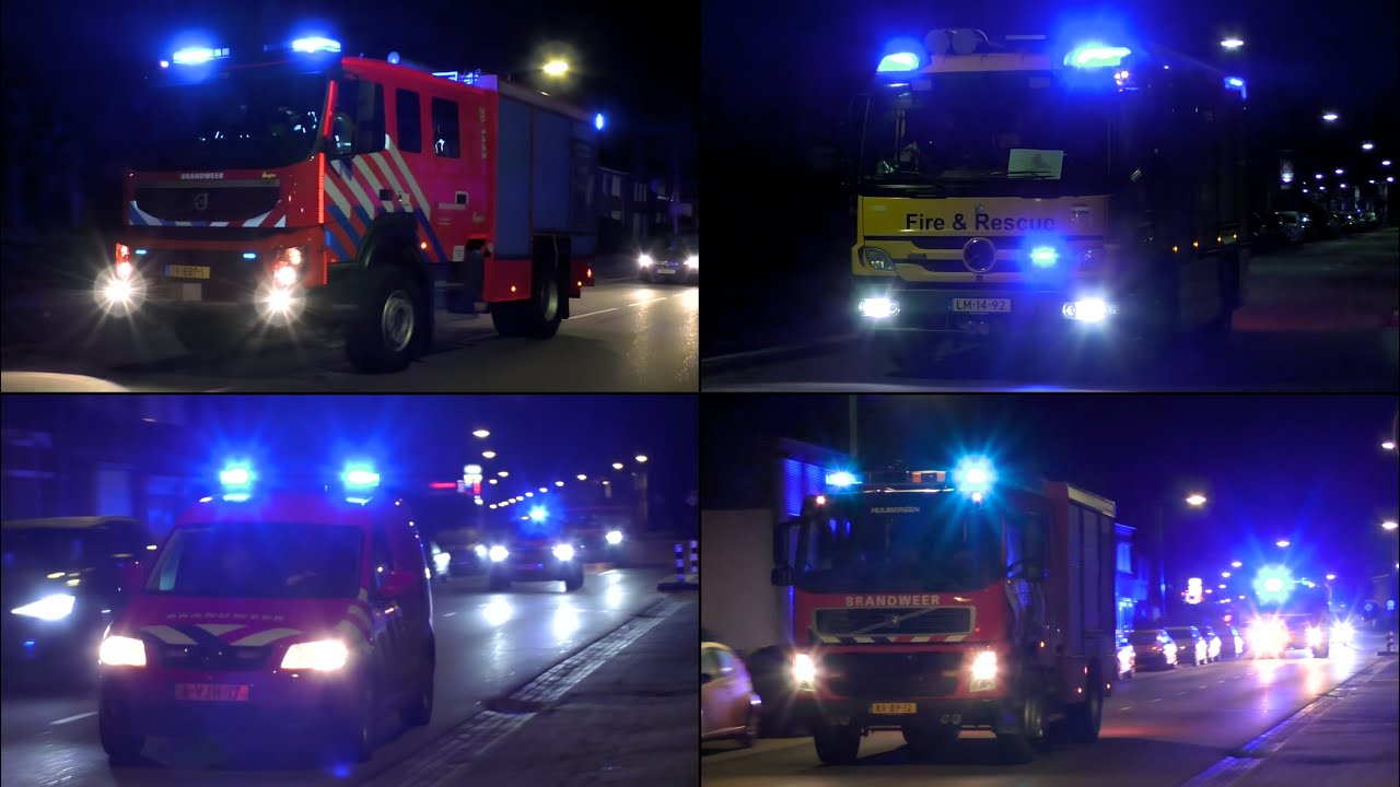 GROTE BRAND na verkeersongeval in Putte - Hulpdiensten massaal ingezet voor Grootschalige Oefening!