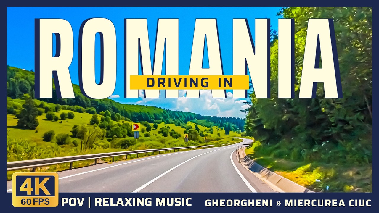 Romania Drive 4K | Gheorgheni &rarr; Miercurea Ciuc (E578/DN12) | Relaxing Music, POV