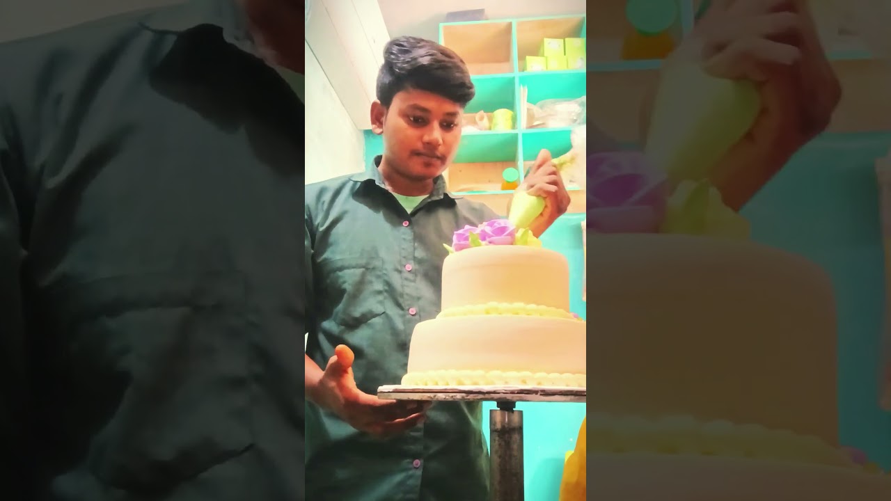 Two step Cake design 
