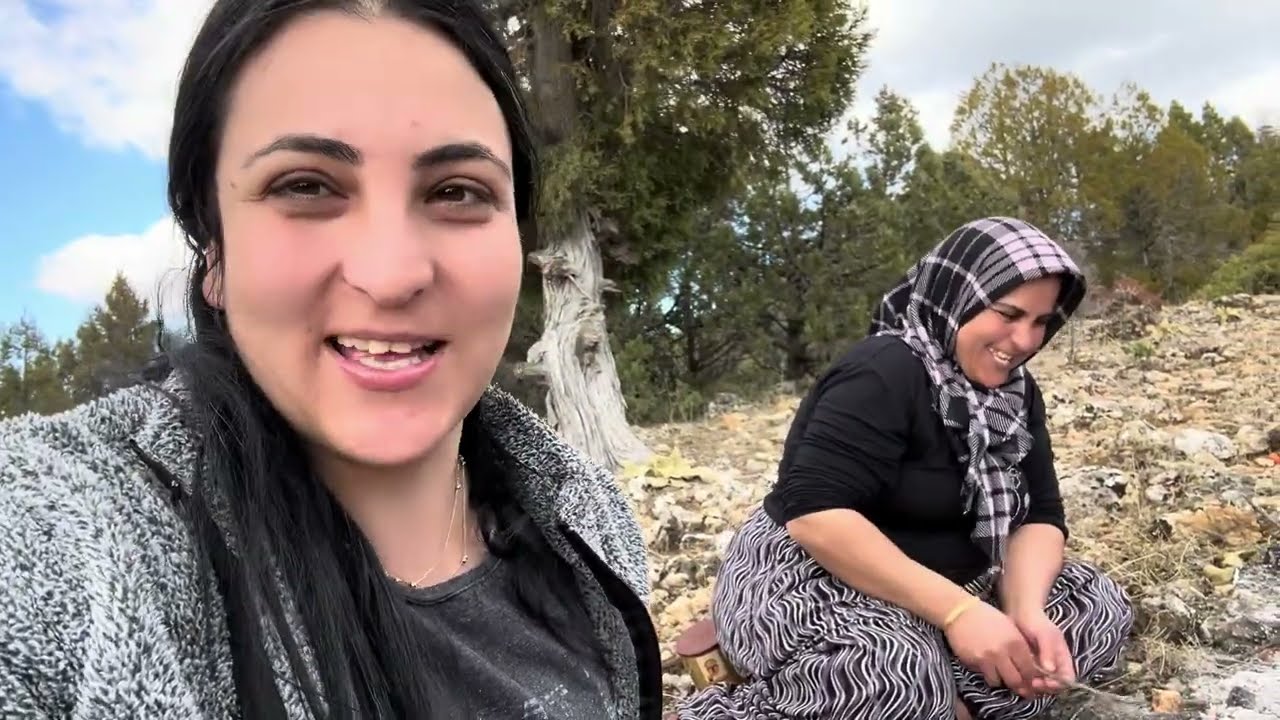 Kadın tır şöförü memleketine giderse köy havası