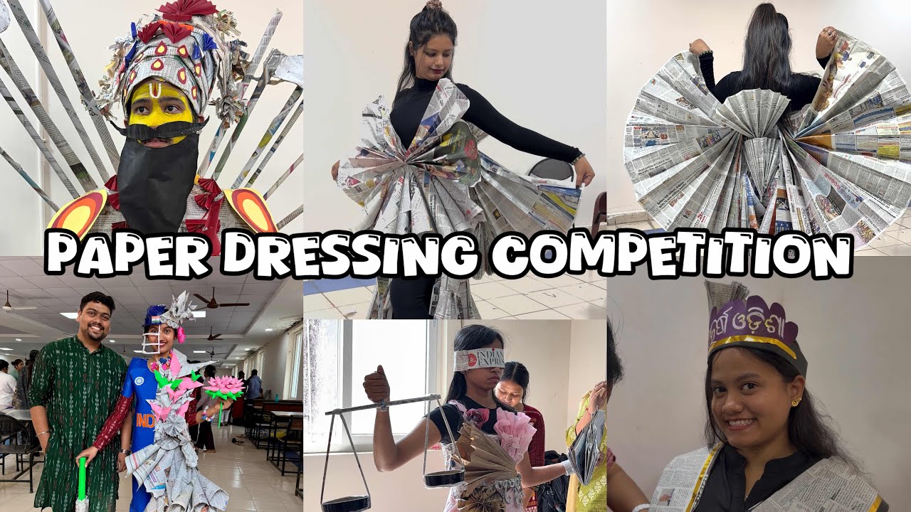 PAPER ru hela DRESS 😱😍//CUSP 2K26 HITECH DENTAL COLLEGE & HOSPITAL// #vlog2026 