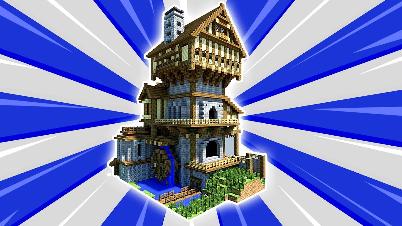 Minecraft Tutorial: How To Make A Big Mansion | Survival House (2018)