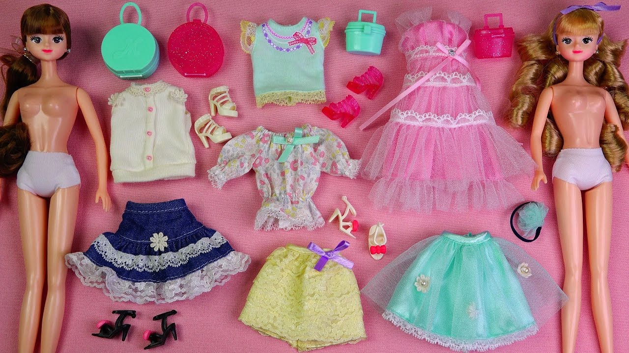 ★패션미미 개봉~미미인형 옷입히기!로맨틱플라워,로맨틱리본★MiMi dolls fashion boutique opening/Doll Dress Up