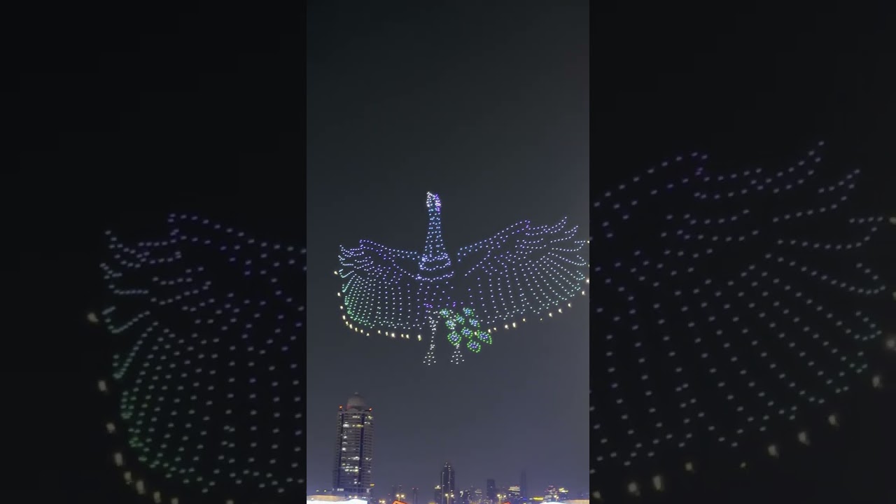 Vijit Chao Phraya 2025 Drone Show – Amazing Bangkok View at Night, Thailand