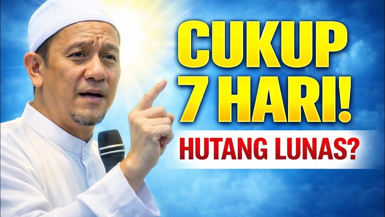 Cukup 7 Hari! Amalan Ini Bikin Hutang Cepat Lunas Atas Izin Allah
