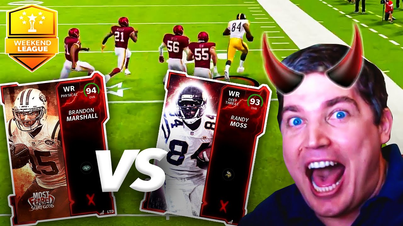 AŻ NADTO POTĘŻNI - 94 BRANDON MARSHALL I RANDY MOSS W WEEKEND LEAGUE!