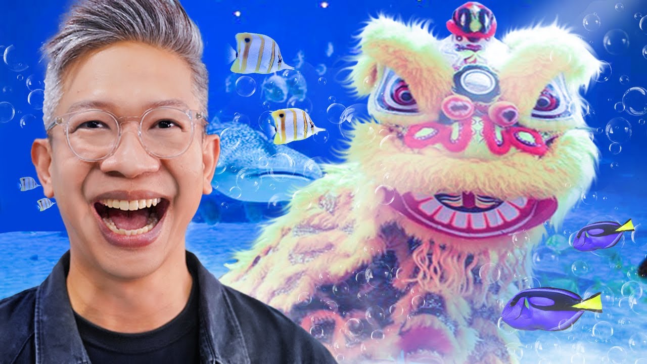 SATU2NYA!! AKSI BARONGSAI DI BAWAH AIR!!