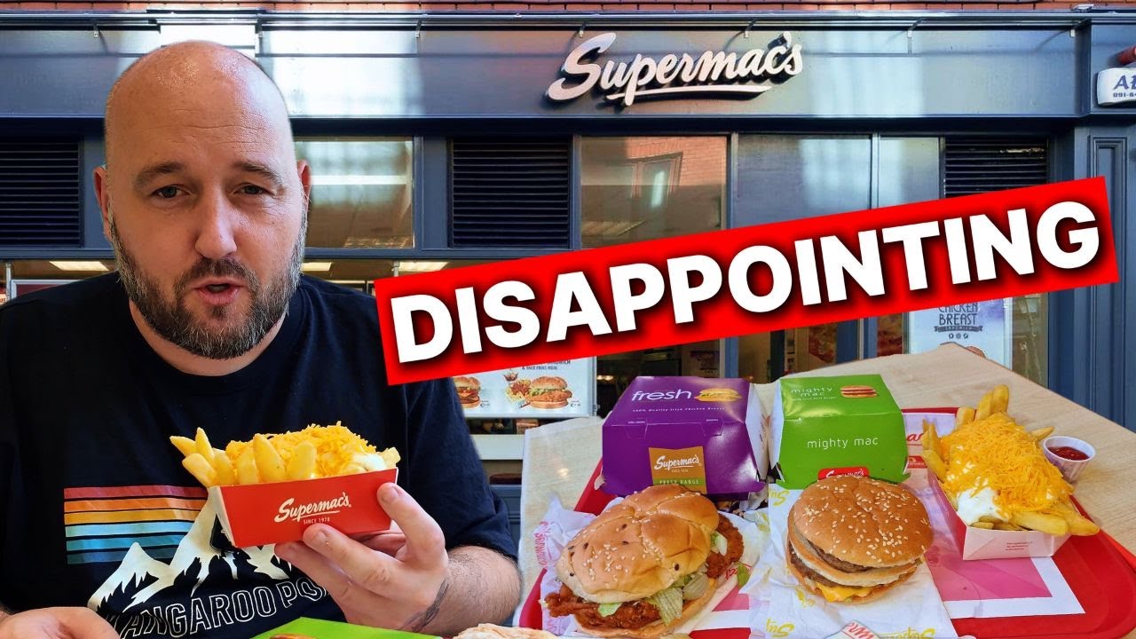 MCDONALD'S RIP OFF - I review Supermacs in DUBLIN 