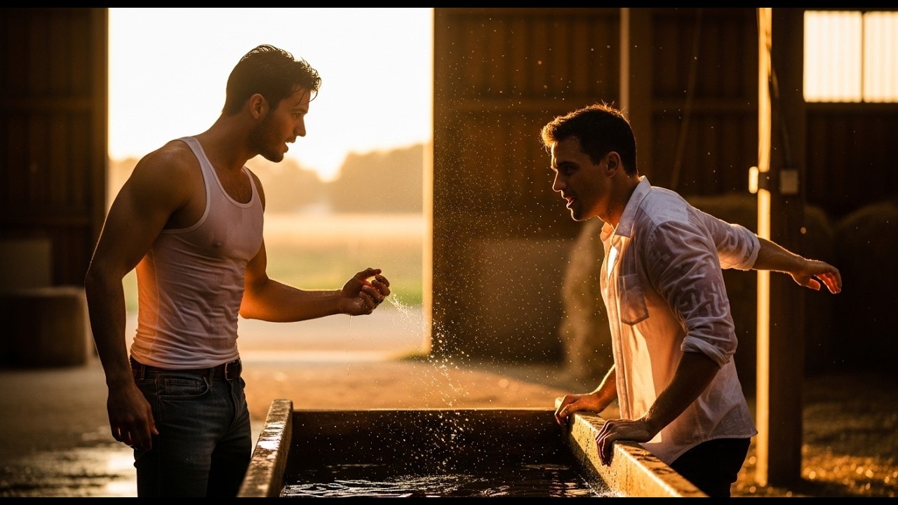 The Farmhand Splashed Me at the Trough - Grabbed Me When I Slipped | Gay Tale