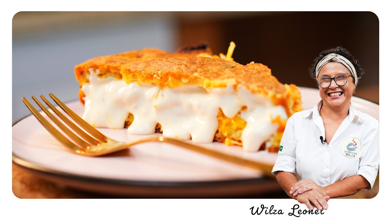 TORTA DE FRANGO CREMOSA - Wilza Leonel
