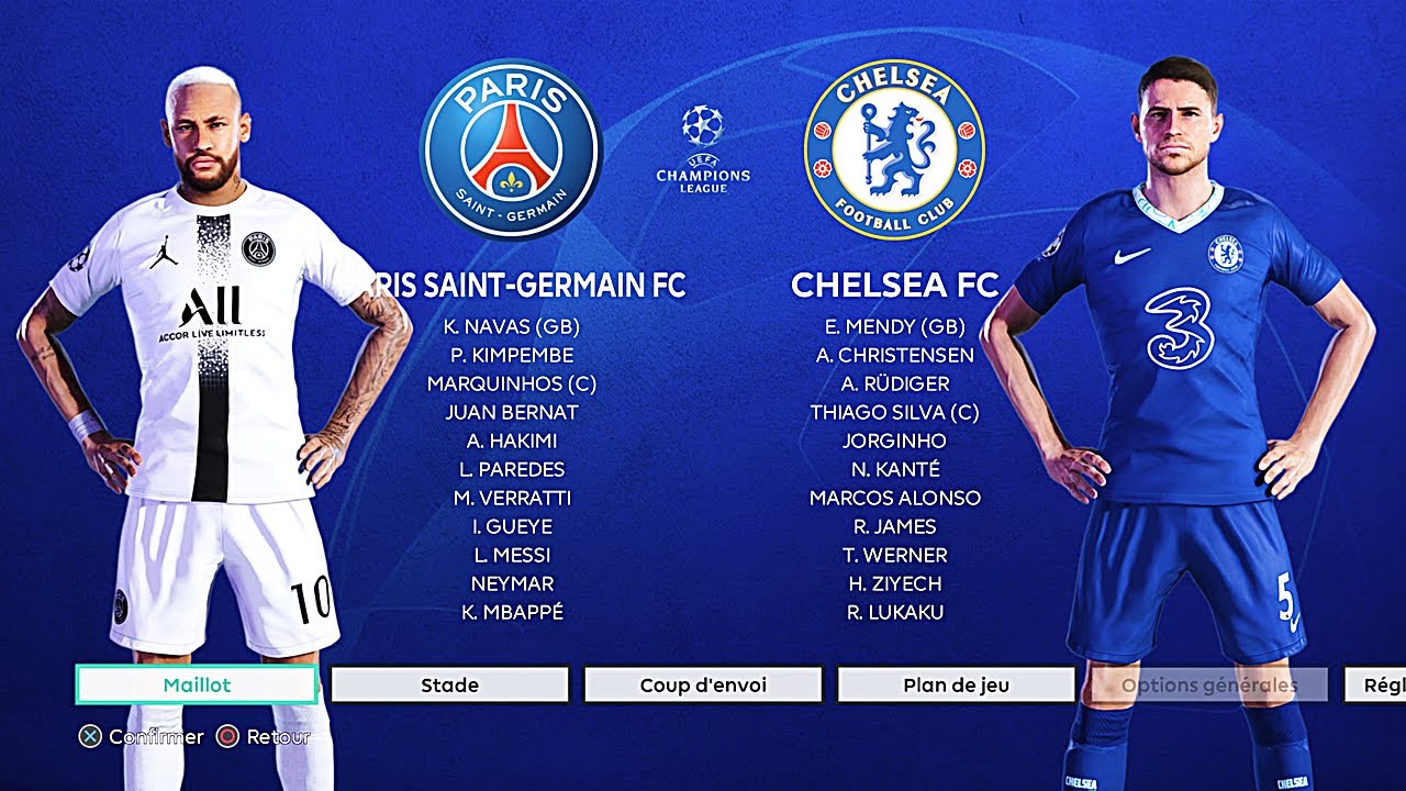 PSG vs CHELSEA | PES 2023 MOD Gameplay Legend Difficulty