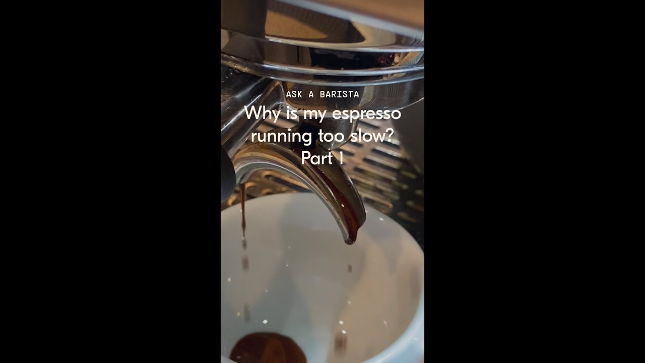 Why is my espresso running too slow Part 1 - Ask a Barista