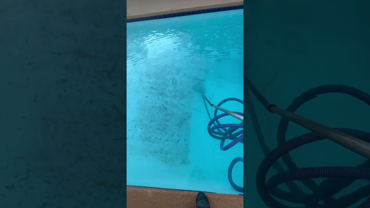 Vacuuming a dirty pool to “waste”