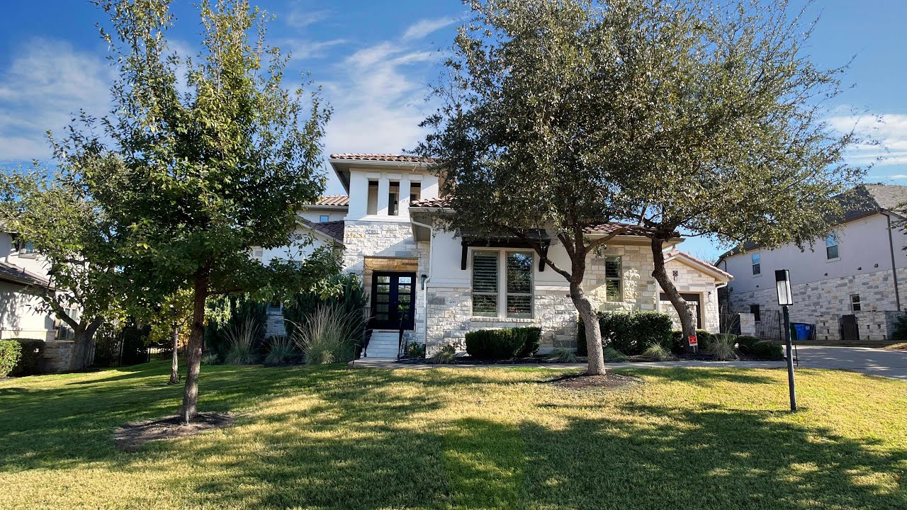 Inside a $1.5M Austin, TX home built by Drees w/ BALCONY VIEWS in Rough Hollow