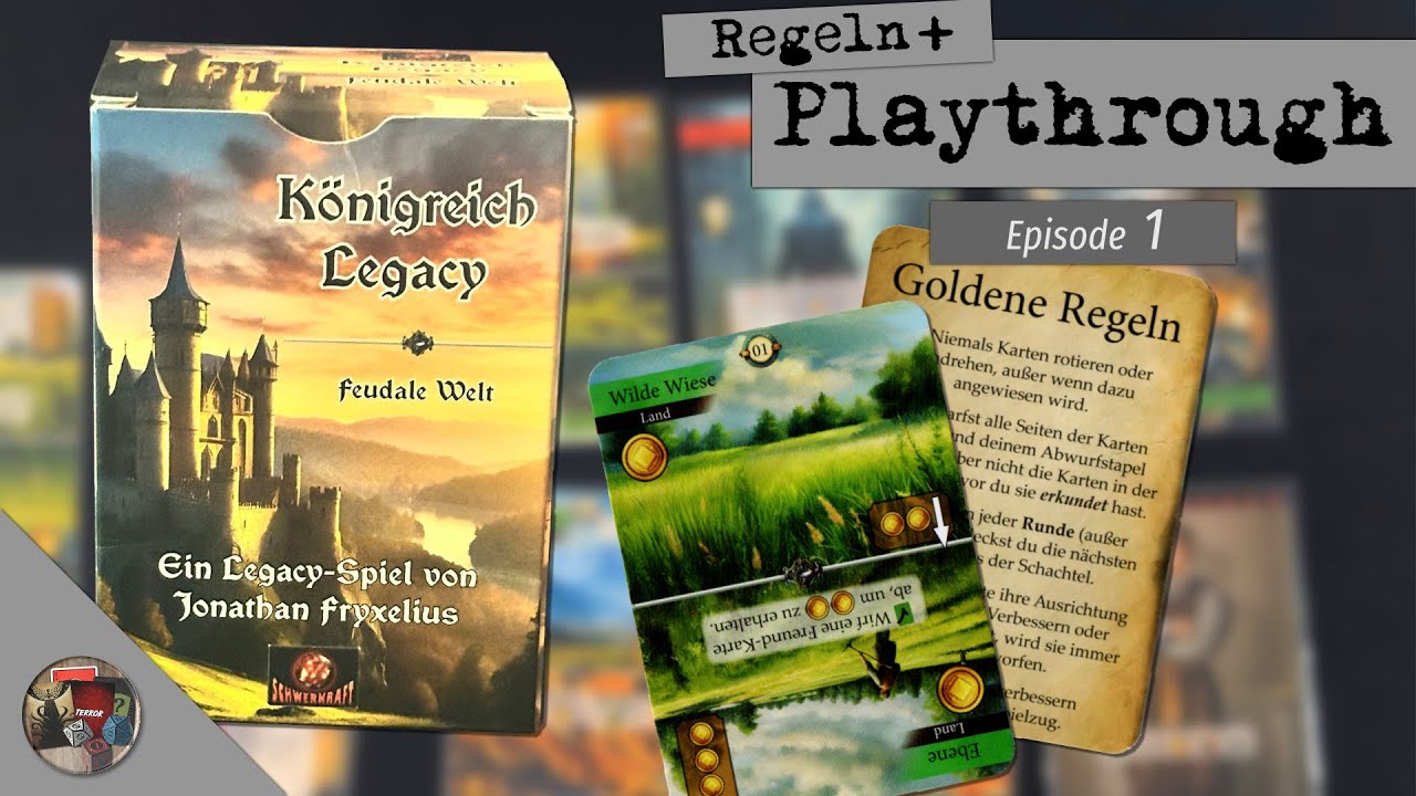 Königreich Legacy - Regeln + Playthrough #01 - Unser Königreich erwartet uns (Karten 01-23)