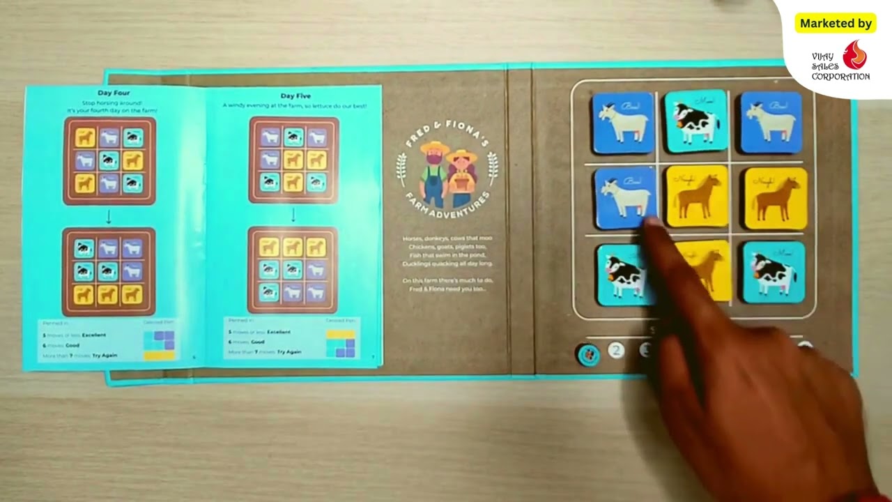 Toykraft Pen Them Up Educational Magnetic Game for Kids #puzzle