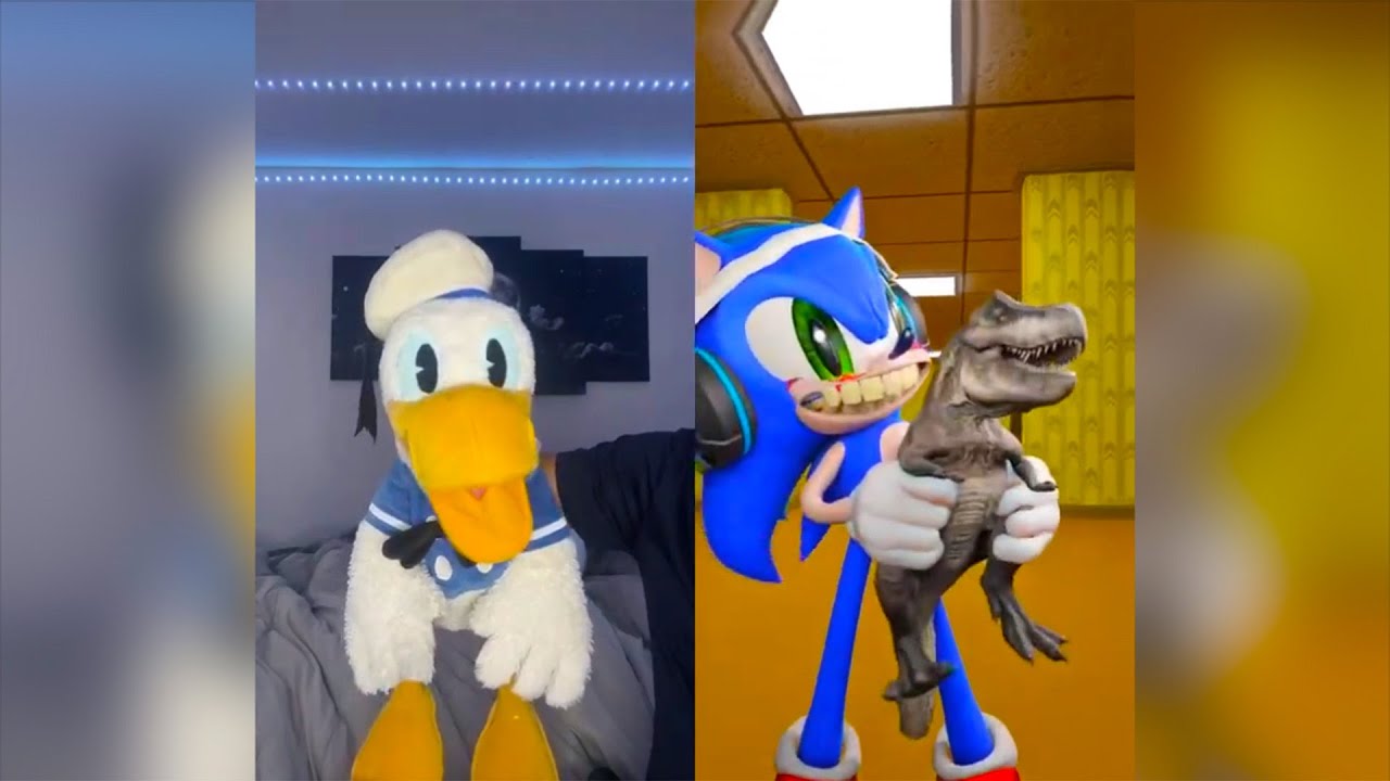 Donald Ducc REACTS To SHIN SONIC TikToks! 61 (DO NOT BE SCARED CHALLENGE)