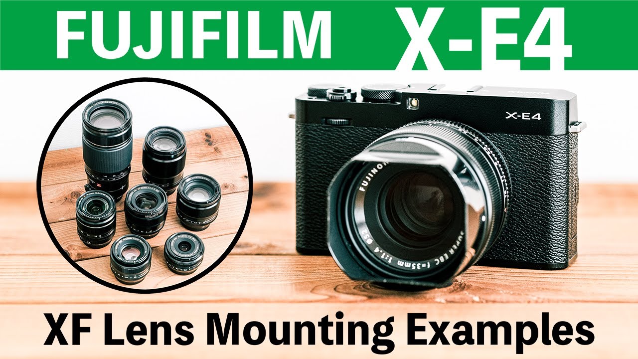 【FUJIFILM X-E4】ショートレビュー&XFレンズ装着例7本