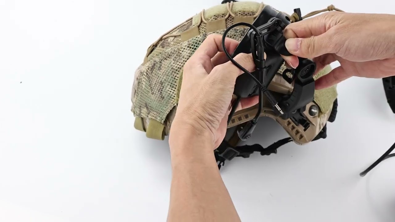 EARMOR M31/M32 Plus with M16A helmet mount installstions