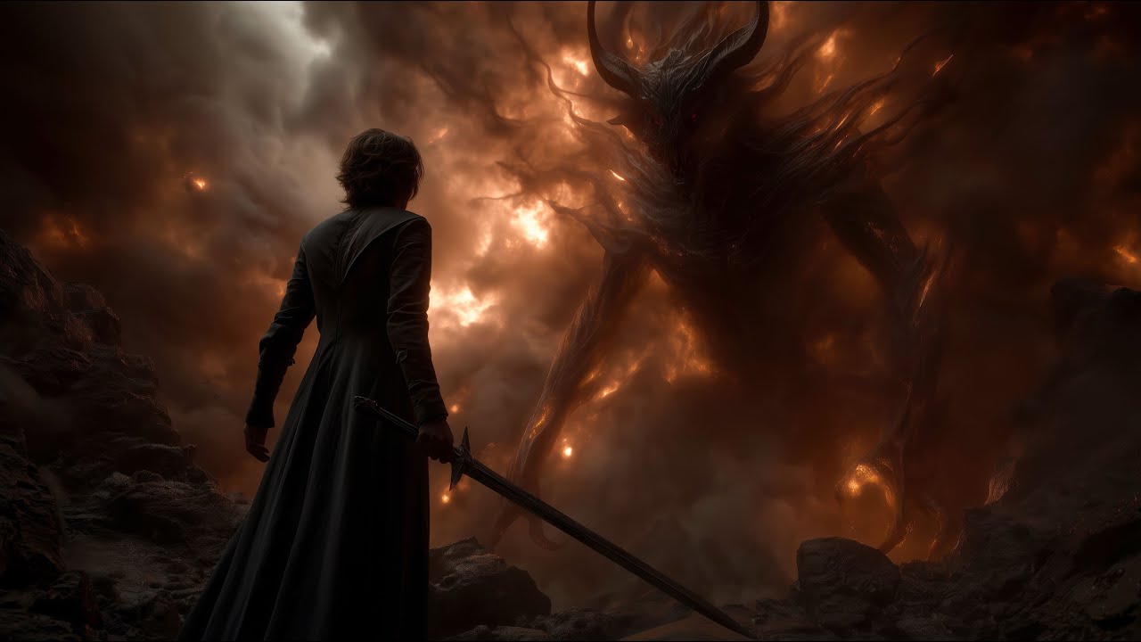 Valar Veil - The Flame of Udûn : Balrog's Ancient Rage | LOTR & Silmarillion Epic Cinematic Music