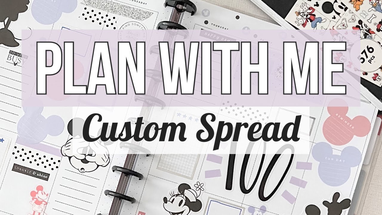 Plan With Me - Big Happy Planner Custom Disney Spread for my Patron, Gianna! January 2023