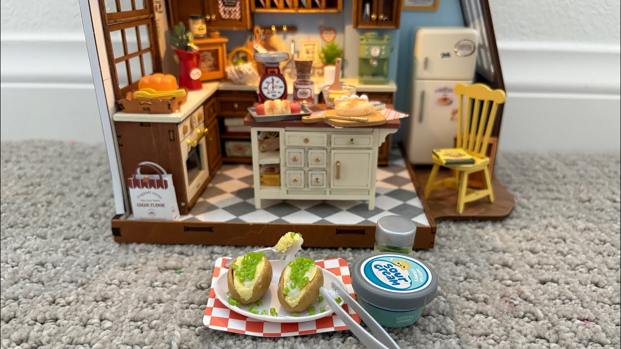 Making Mini Baked Potatoes! 🥔