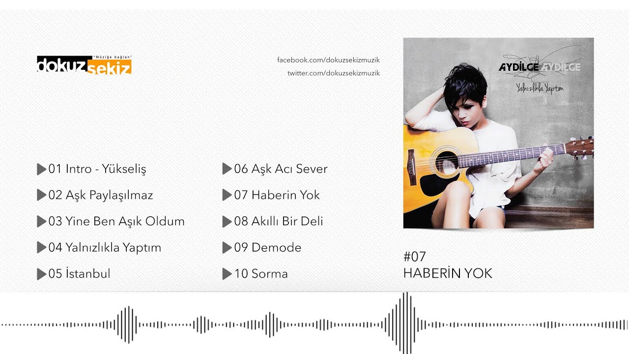 Aydilge - Haberin Yok (Official Audio)